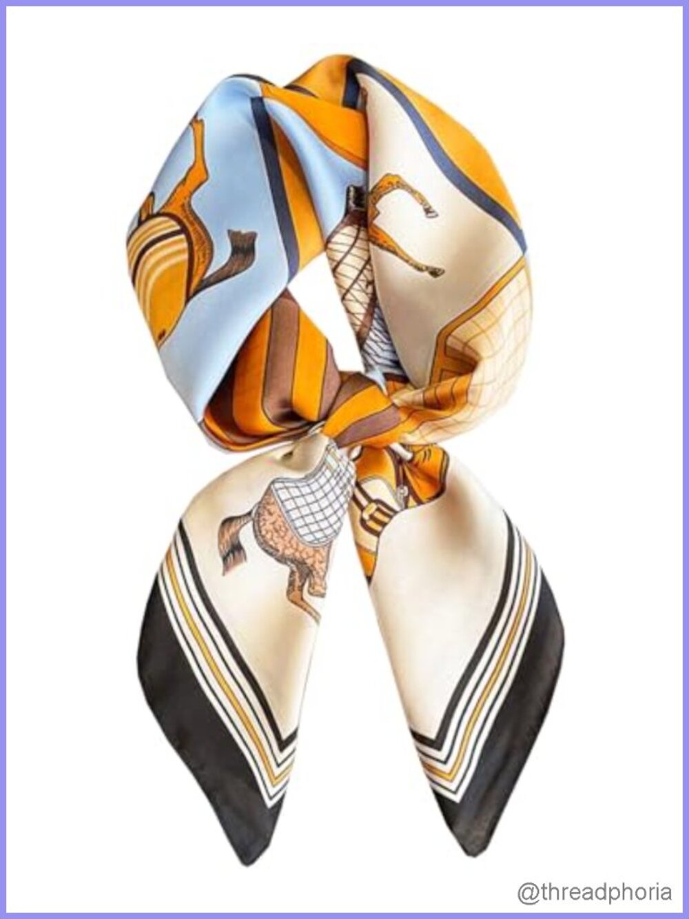 Lightweight Silk Satin Fashion Scarf for Women Hair Head Wrap Neck Scarf Bandana